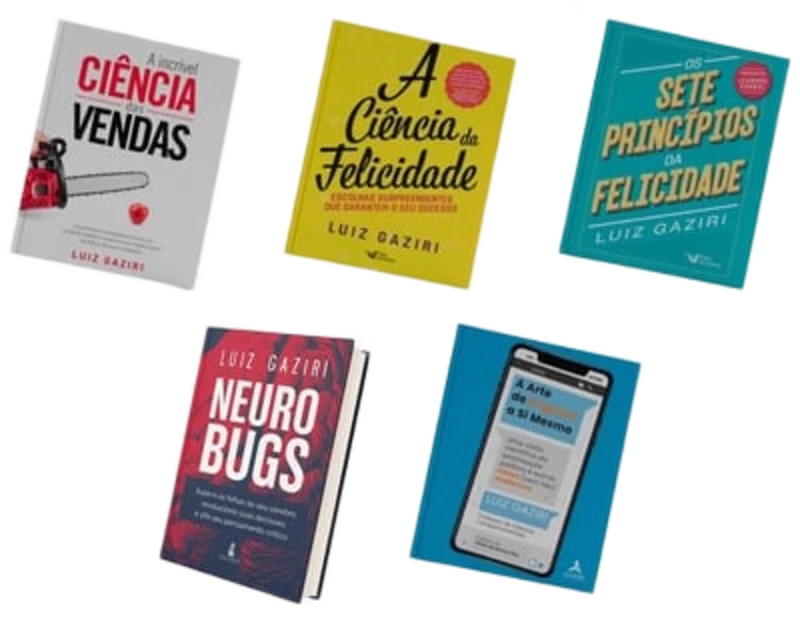 Livros best-sellers de Luiz Gaziri