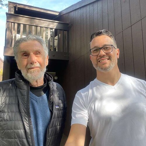 Luiz Gaziri com Elliot Aronson