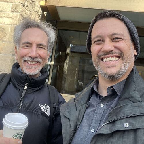 Luiz Gaziri com Thomas Gilovich