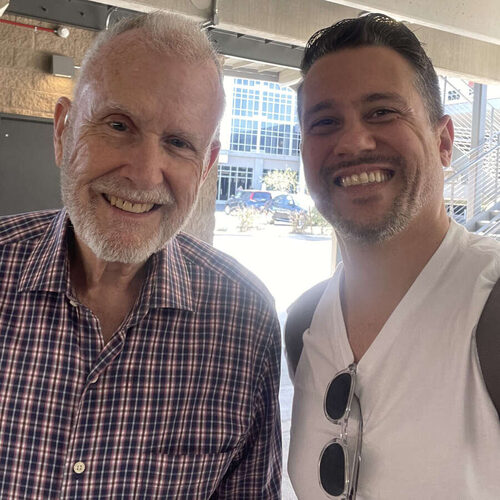 Luiz Gaziri com Richard Nisbett