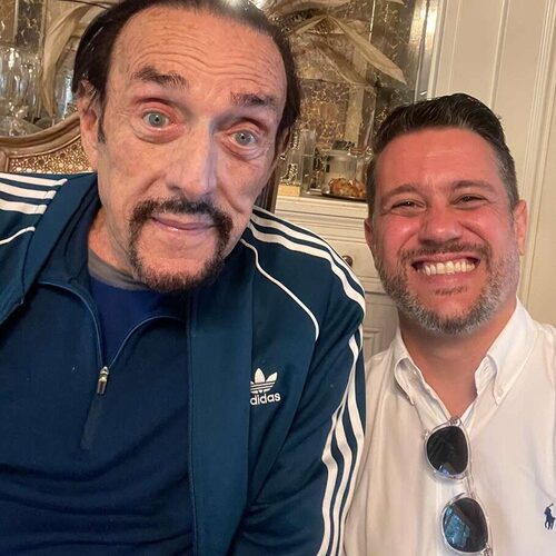 Luiz Gaziri com Philip Zimbardo